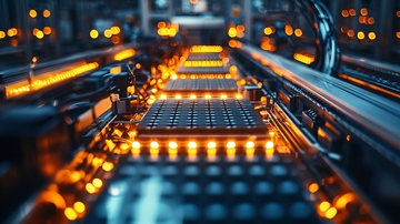 工业流水线上的产品