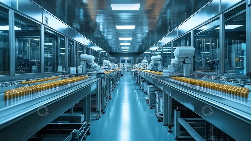 高清大图下载【趣麦麦图】智能工厂车间