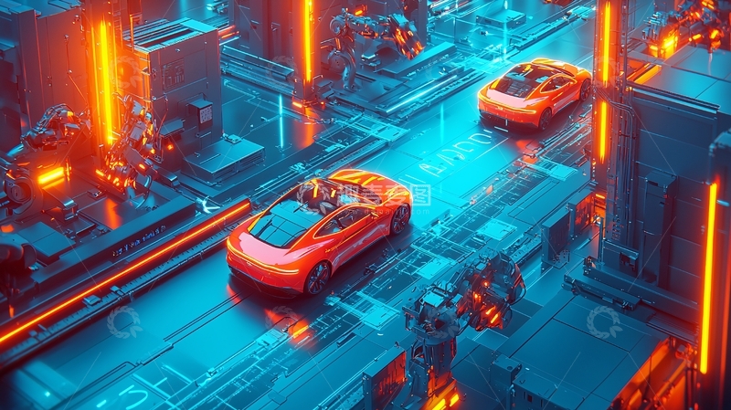 高清大图下载【趣麦麦图】未来科技感汽车