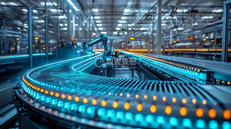 高清大图下载【趣麦麦图】自动化生产线