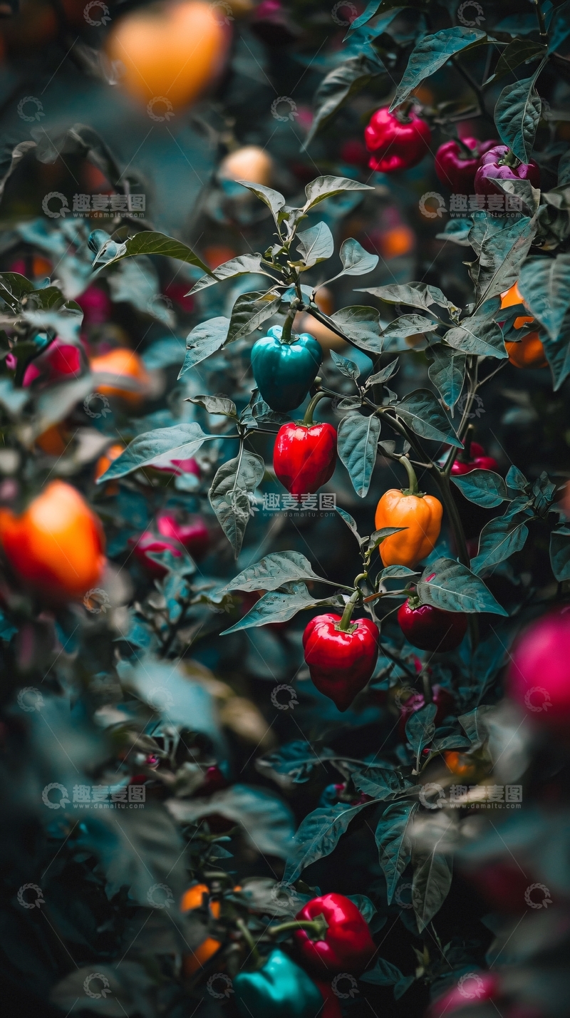 高清大图下载【趣麦麦图】彩色辣椒
