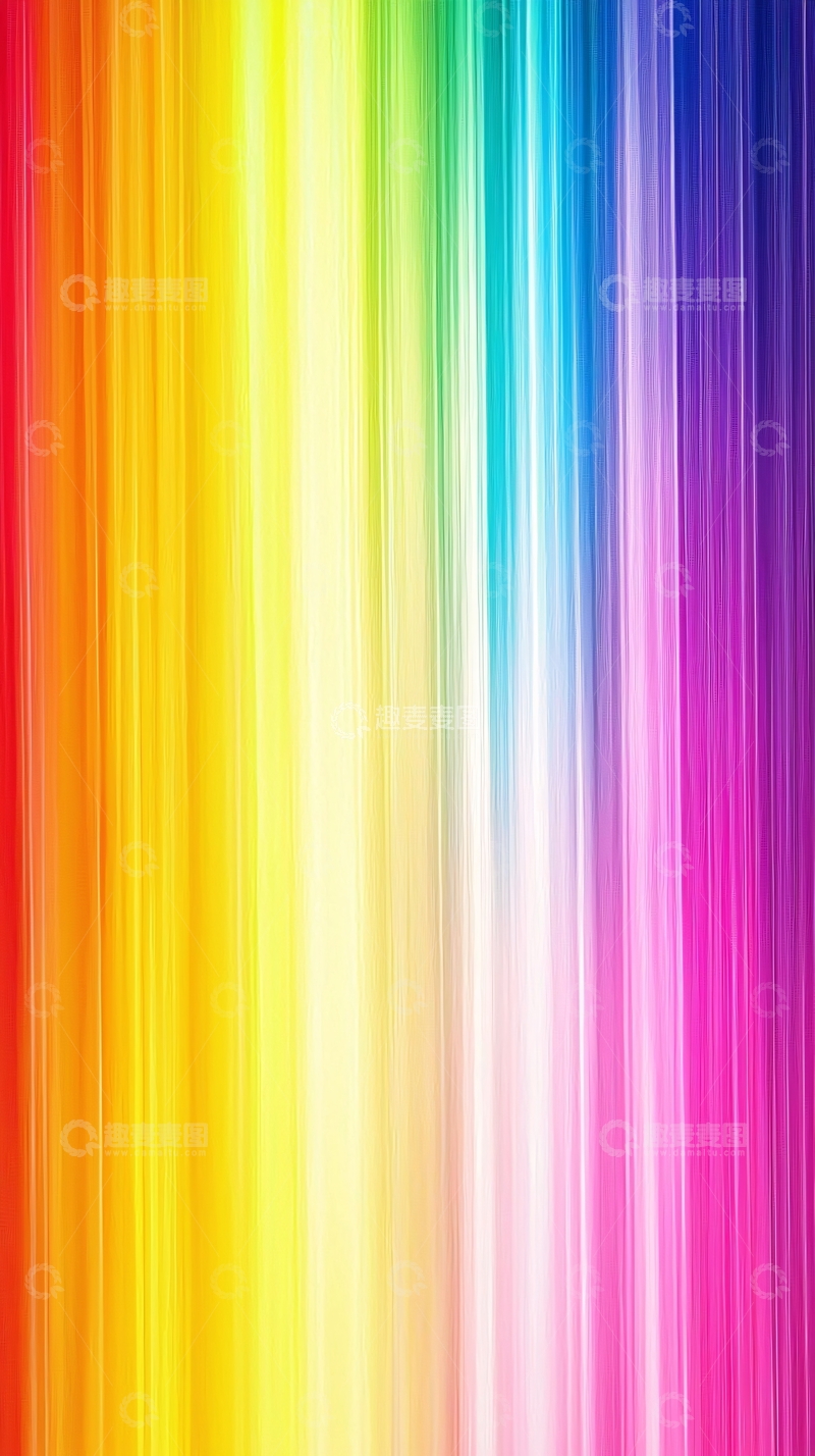 高清大图下载【趣麦麦图】彩虹竖条纹背景