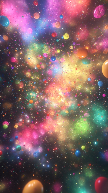 绚丽多彩的宇宙空间