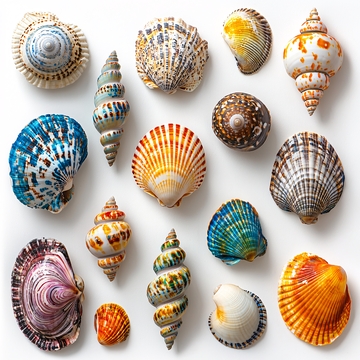 彩色贝壳