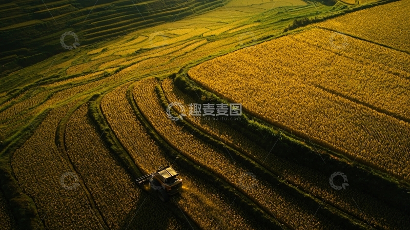 高清大图下载【趣麦麦图】梯田