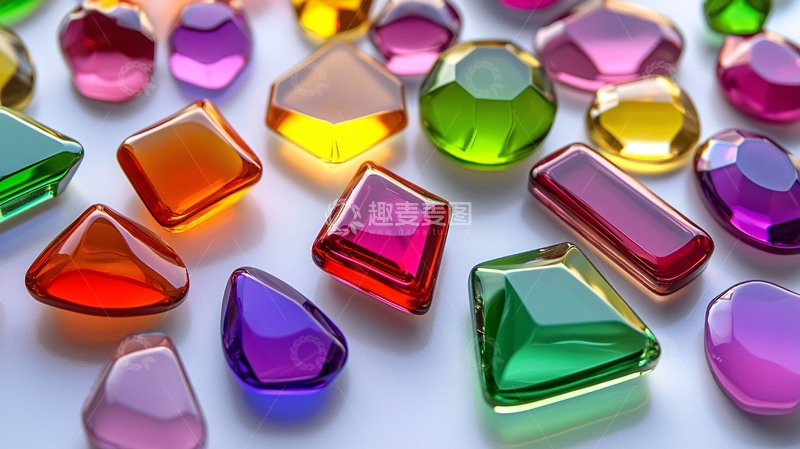 高清大图下载【趣麦麦图】彩色宝石