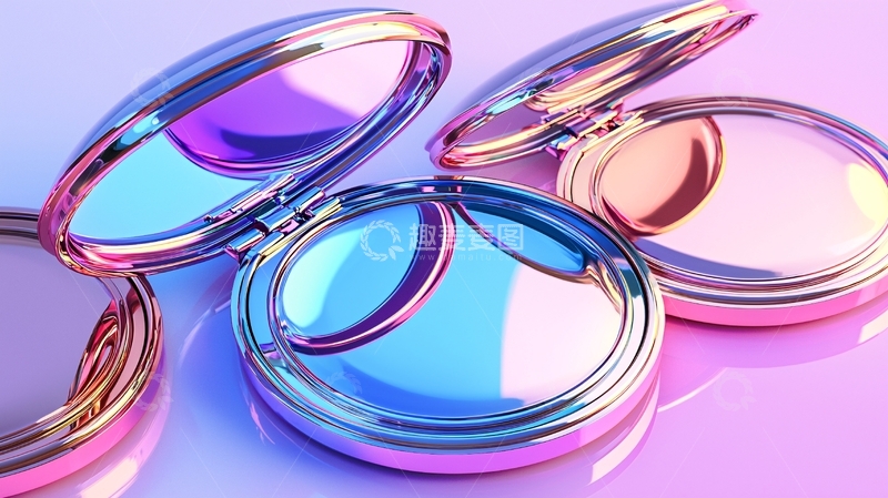 高清大图下载【趣麦麦图】梦幻彩色化妆盒