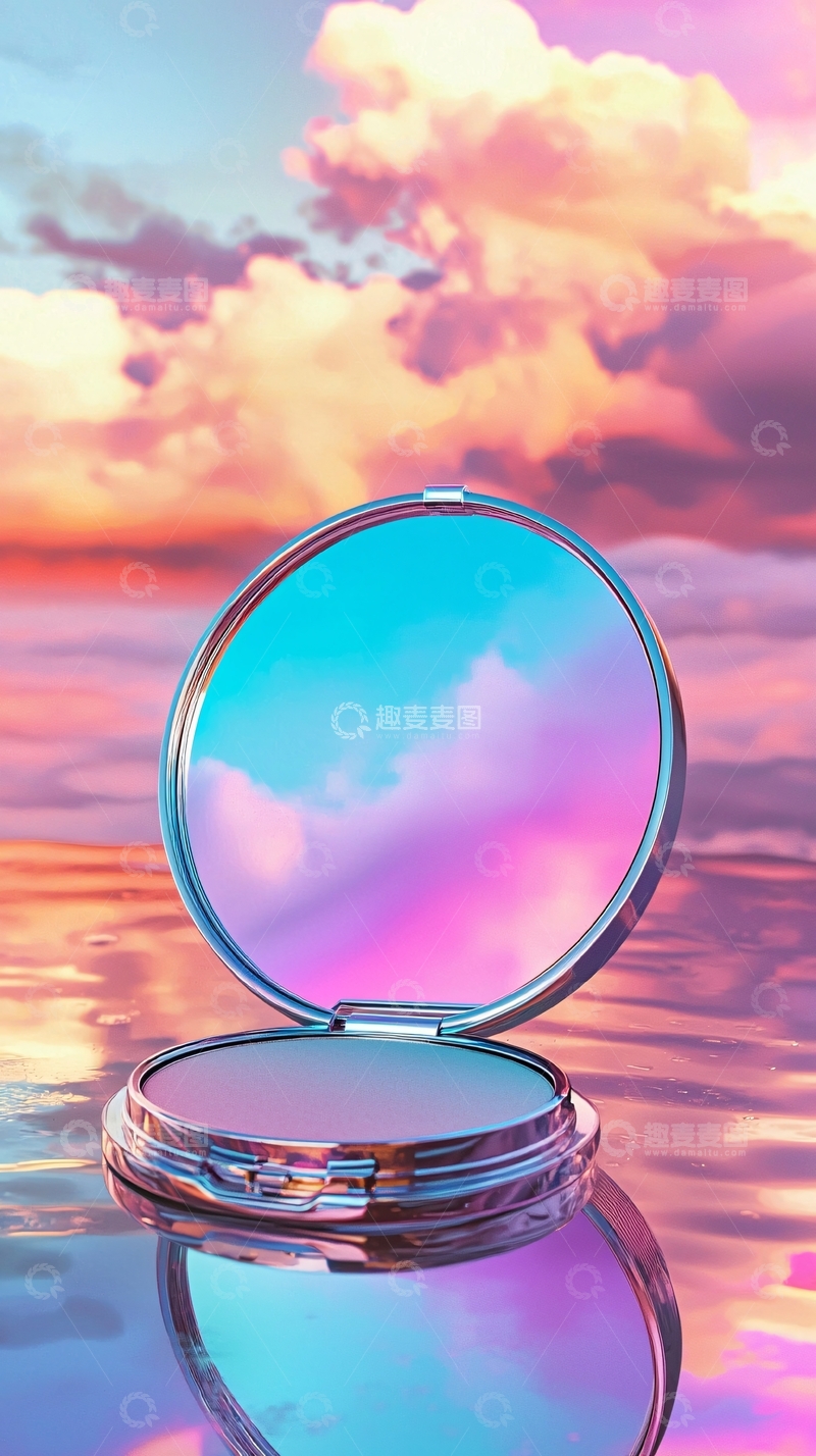 高清大图下载【趣麦麦图】梦幻天空粉盒