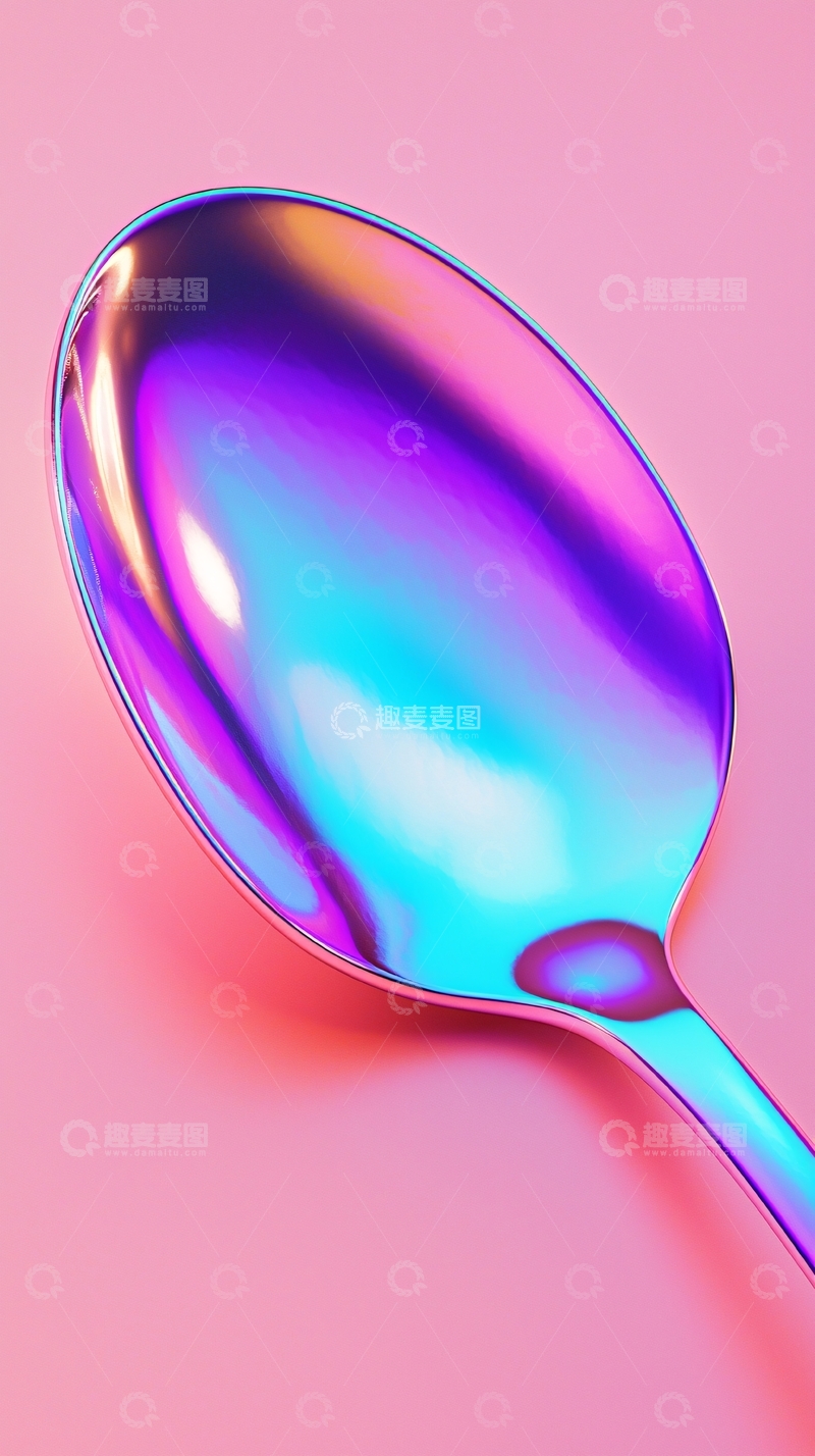 高清大图下载【趣麦麦图】彩虹勺子