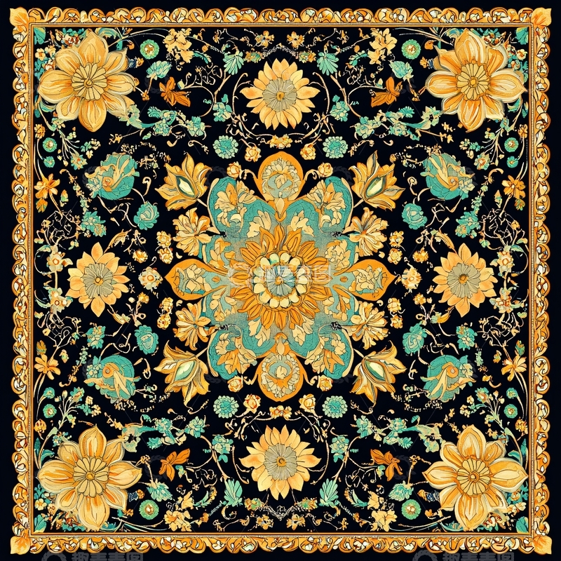 高清大图下载【趣麦麦图】精美花卉图案装饰画