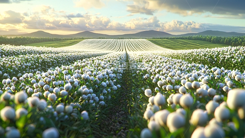 高清大图下载【趣麦麦图】棉花田