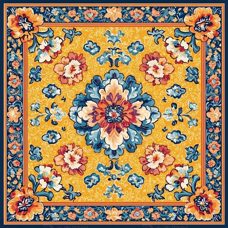 高清大图下载【趣麦麦图】中式花卉图案