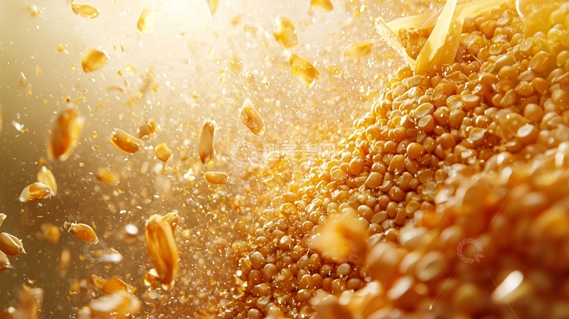 高清大图下载【趣麦麦图】黄金颗粒飞溅