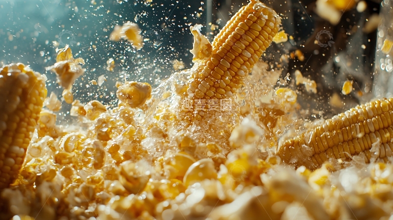 高清大图下载【趣麦麦图】爆米花制作过程