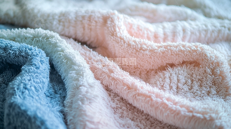 高清大图下载【趣麦麦图】柔软蓬松的棉质毛巾