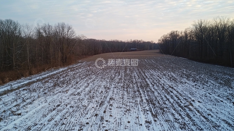 高清大图下载【趣麦麦图】冬季农田
