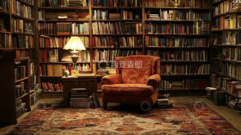 高清大图下载【趣麦麦图】书房