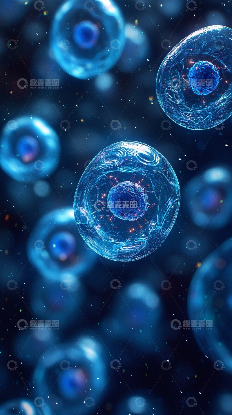 高清大图下载【趣麦麦图】细胞内部结构图