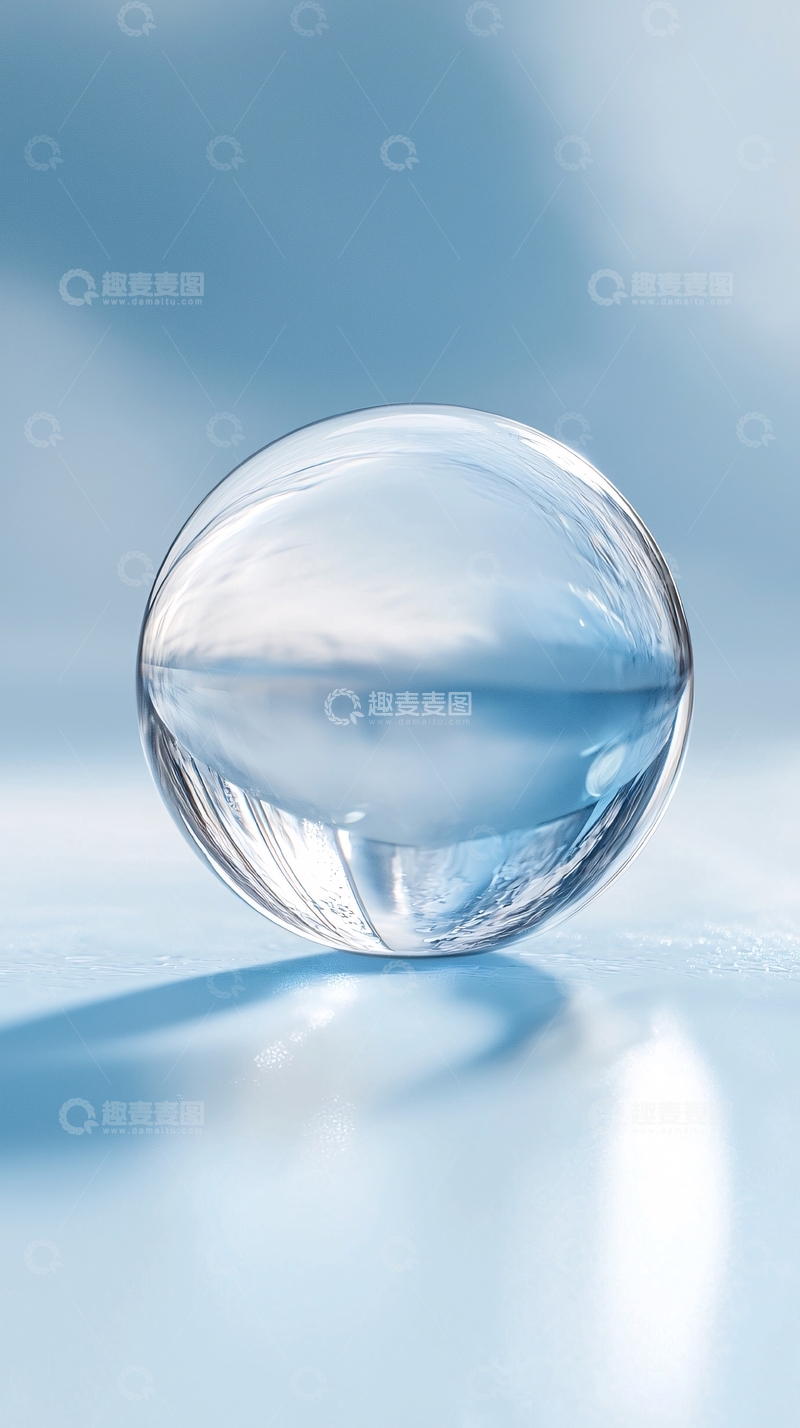 高清大图下载【趣麦麦图】透明玻璃球