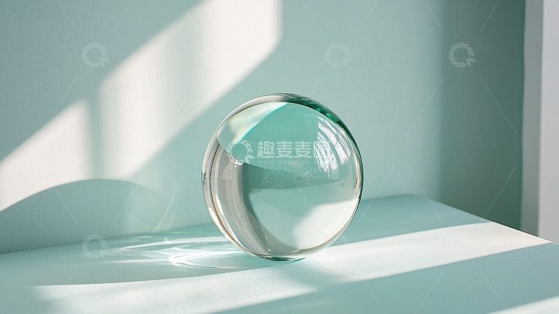 高清大图下载【趣麦麦图】光滑透明玻璃球