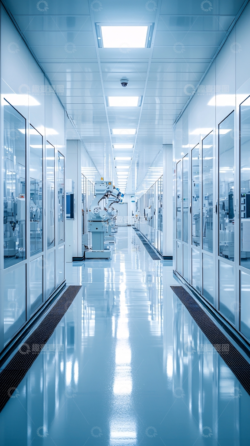 高清大图下载【趣麦麦图】无菌车间走廊