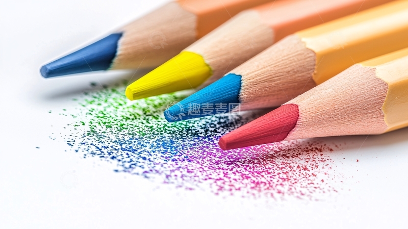 高清大图下载【趣麦麦图】彩色铅笔