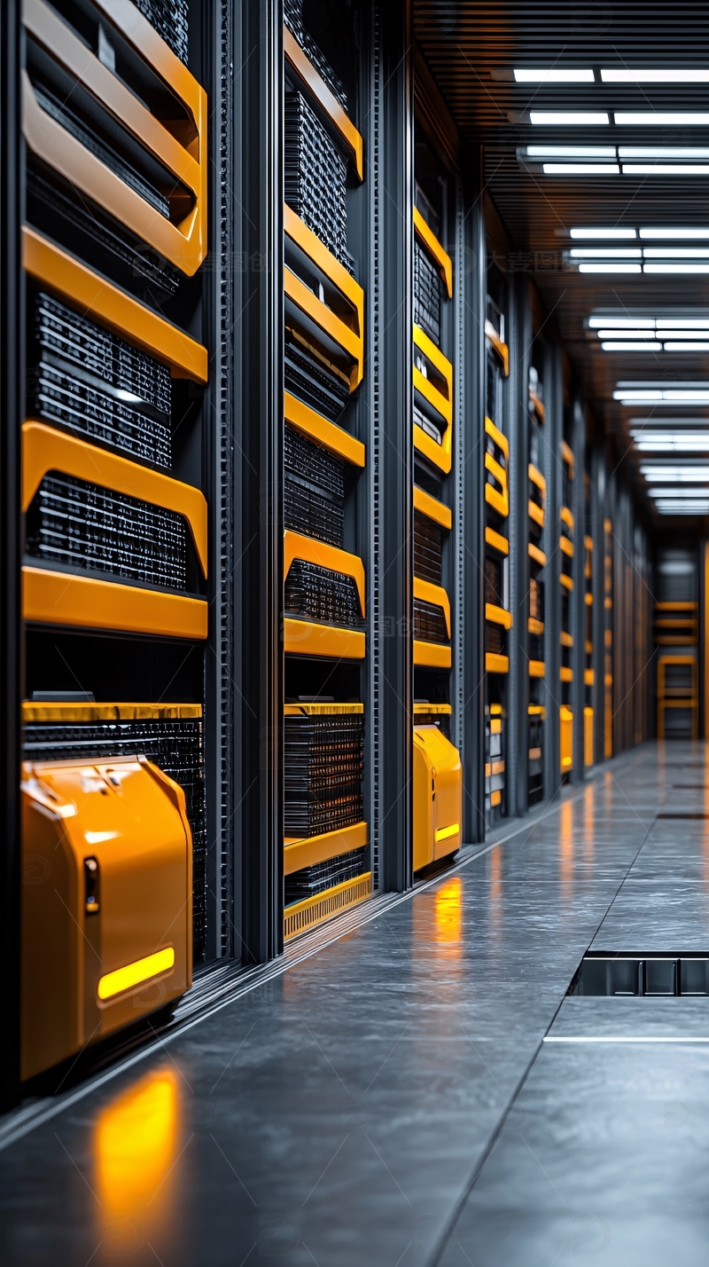 高清大图下载【趣麦麦图】数据中心服务器集群
