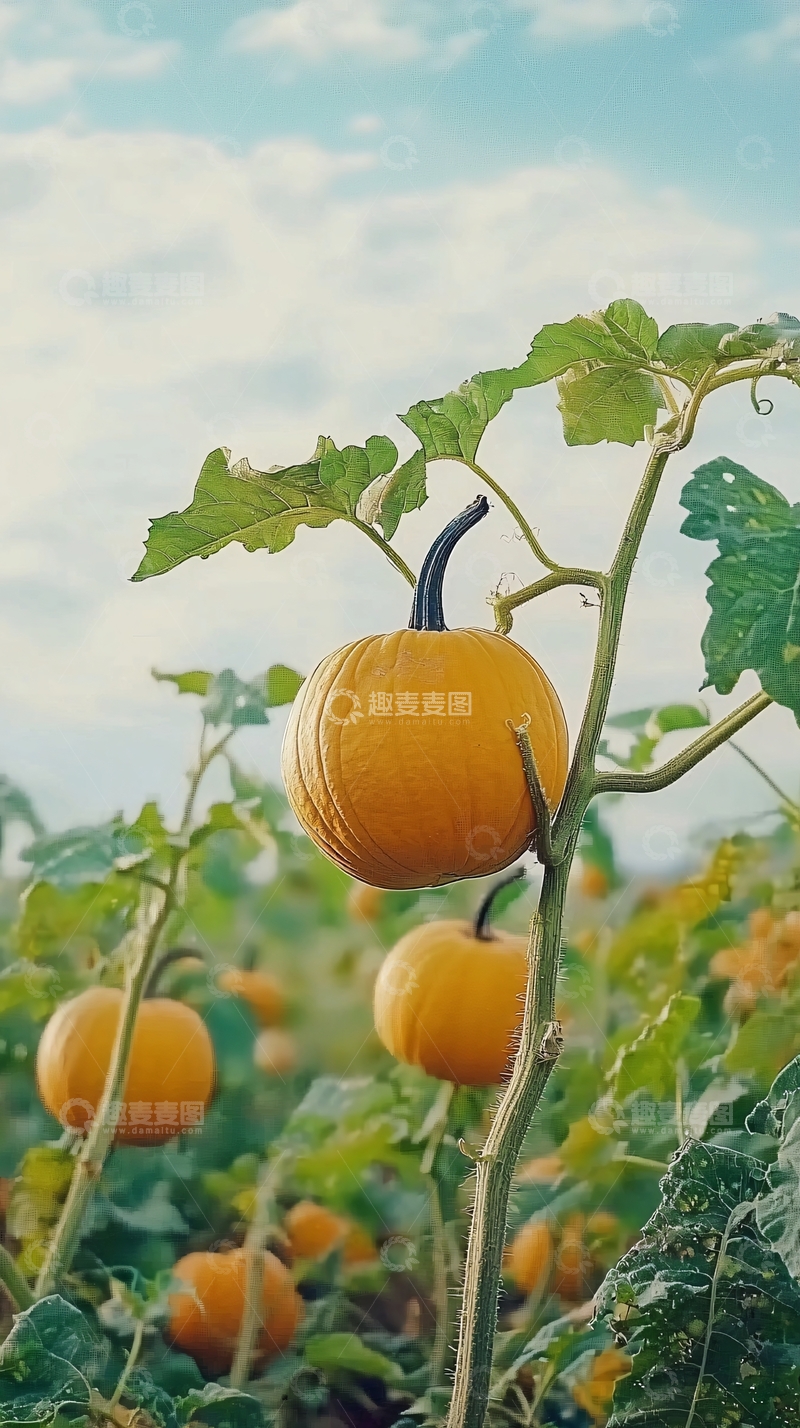 高清大图下载【趣麦麦图】南瓜田园