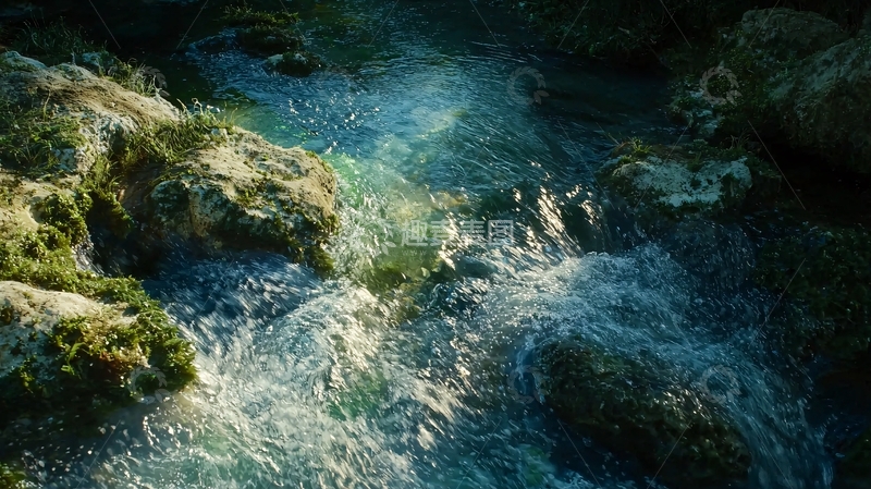 高清大图下载【趣麦麦图】溪流