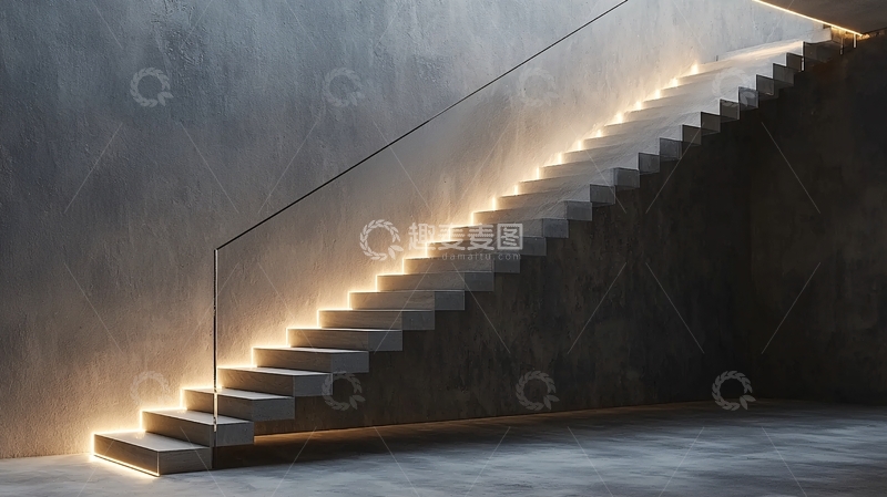 高清大图下载【趣麦麦图】楼梯间