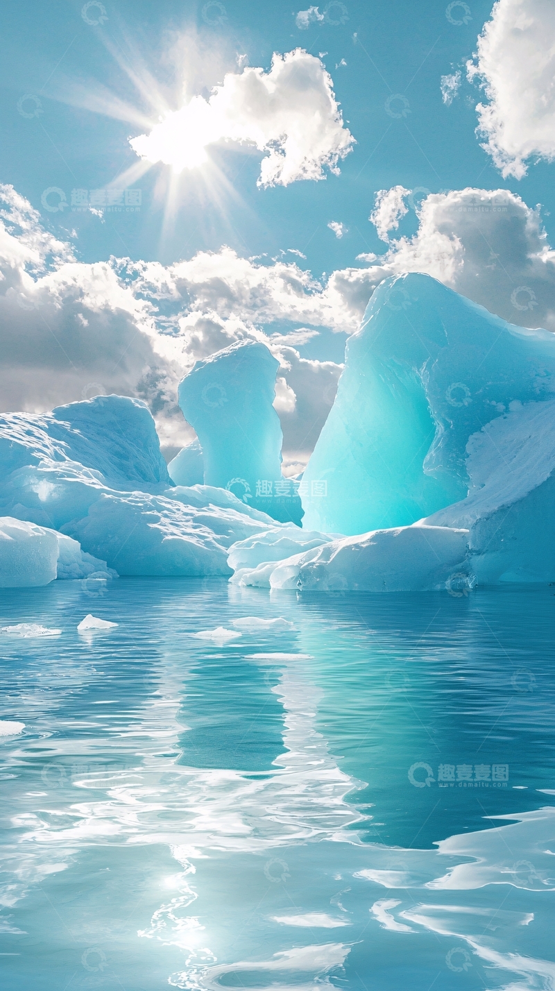 高清大图下载【趣麦麦图】冰川