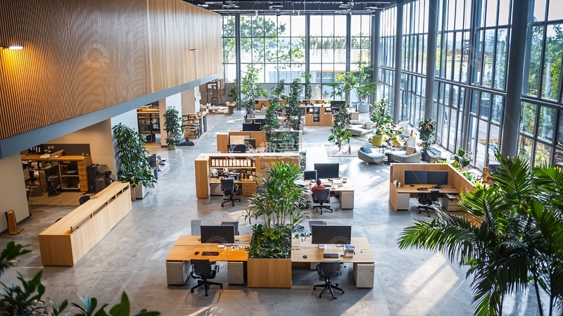 高清大图下载【趣麦麦图】现代化办公空间鸟瞰图