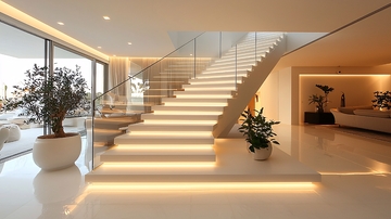 简约现代的室内楼梯