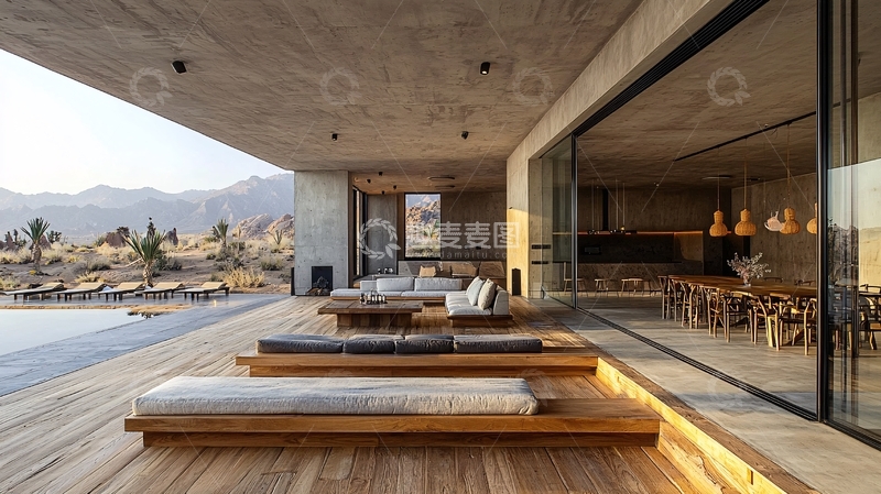 高清大图下载【趣麦麦图】现代极简住宅外观