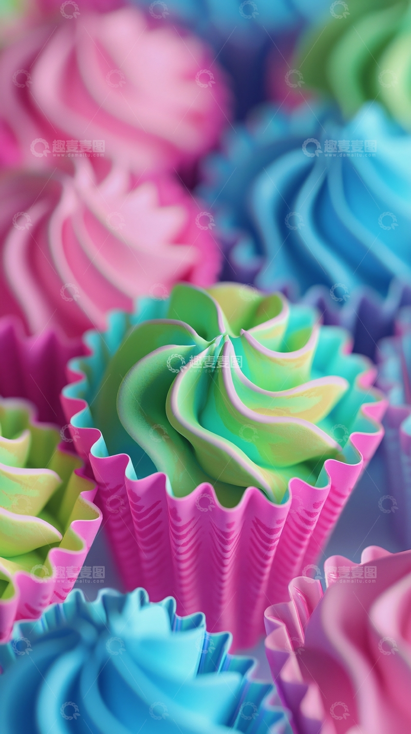 高清大图下载【趣麦麦图】彩虹甜点