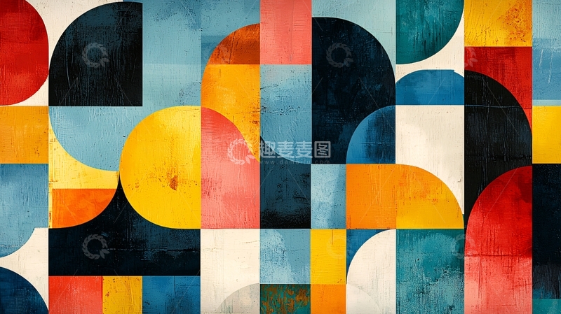 高清大图下载【趣麦麦图】抽象几何