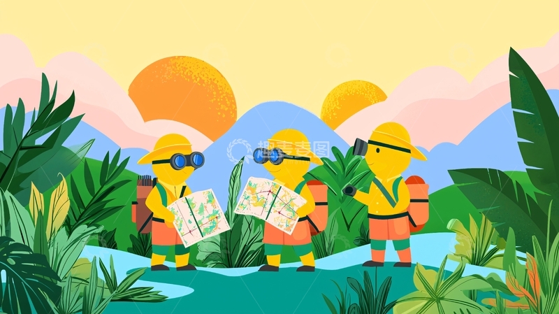 高清大图下载【趣麦麦图】卡通人物47