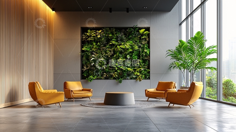 高清大图下载【趣麦麦图】现代简约风格办公大堂
