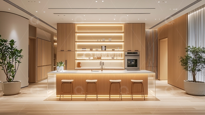 高清大图下载【趣麦麦图】现代简约厨房