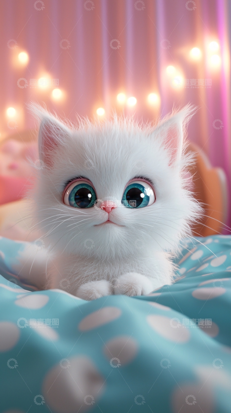 高清大图下载【趣麦麦图】萌宠小猫