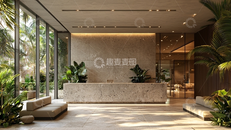 高清大图下载【趣麦麦图】明亮接待区