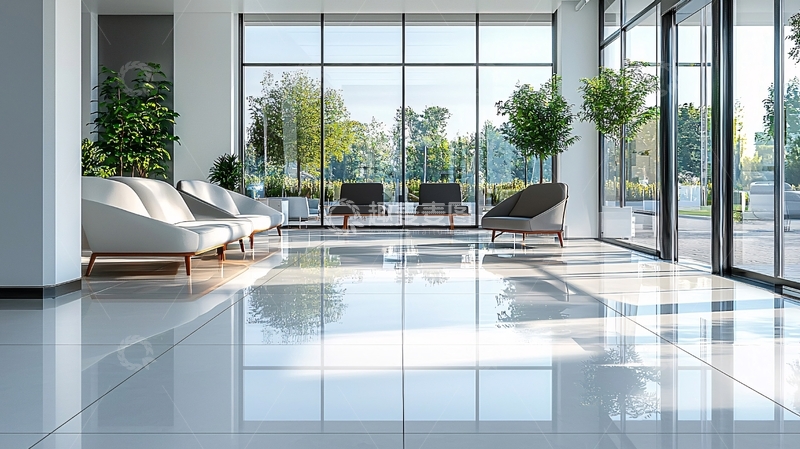 高清大图下载【趣麦麦图】明亮现代的接待大厅