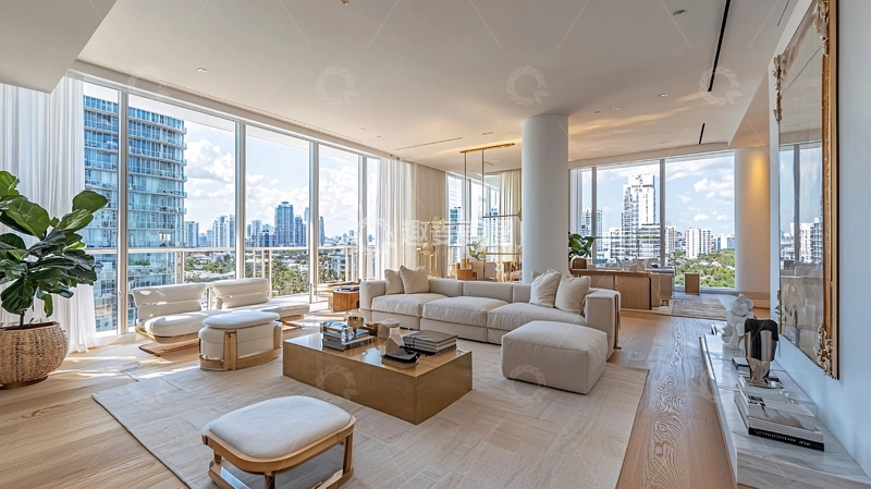 高清大图下载【趣麦麦图】现代简约客厅