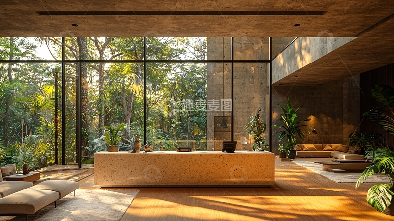 高清大图下载【趣麦麦图】明亮宽敞的室内空间