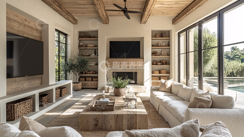 高清大图下载【趣麦麦图】舒适的客厅