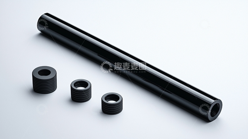 高清大图下载【趣麦麦图】黑色圆柱形物体特写