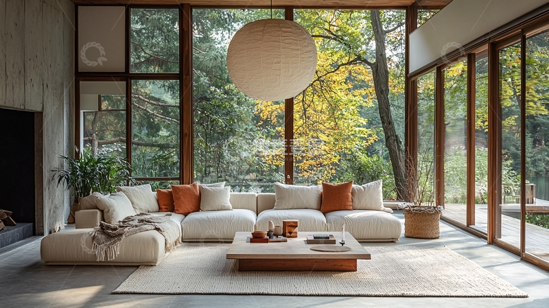 高清大图下载【趣麦麦图】现代简约风客厅