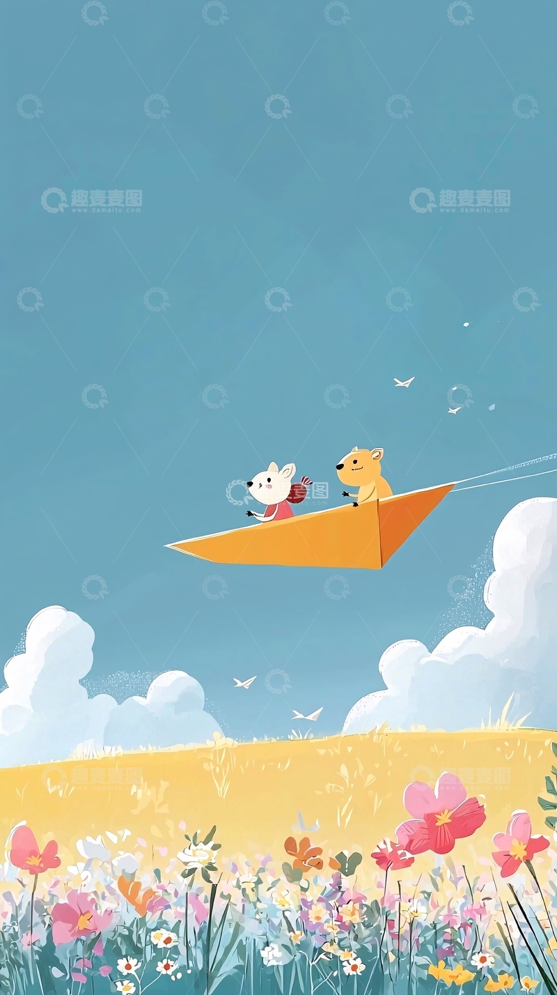 高清大图下载【趣麦麦图】卡通小动物