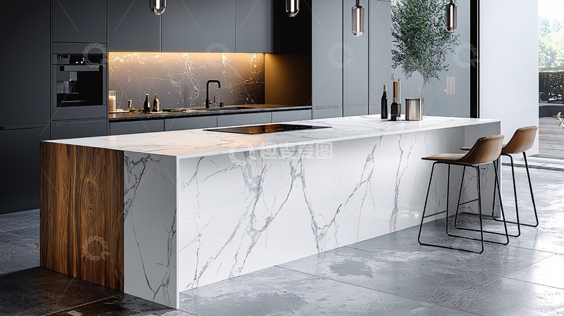 高清大图下载【趣麦麦图】现代简约风格厨房31