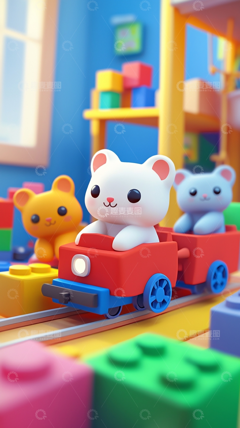 高清大图下载【趣麦麦图】卡通小熊